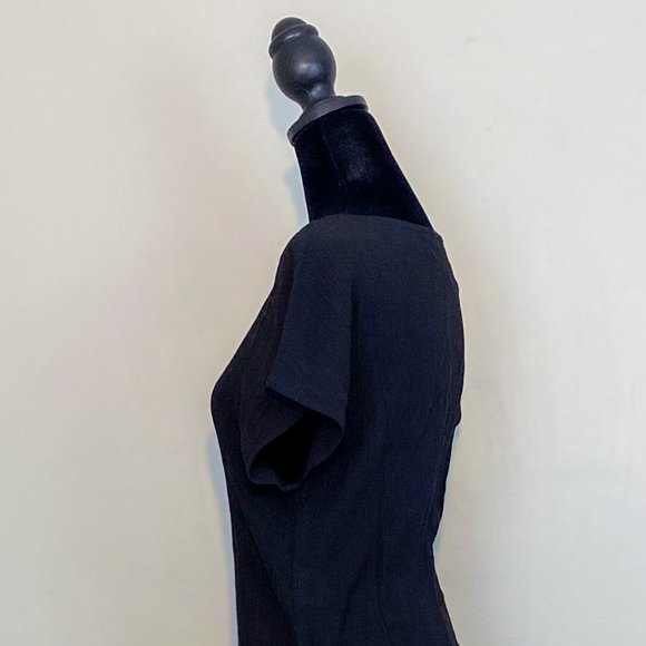 Carol Little Vintage Women's Dress Black & Red Gypsy Minimalist Design Maxi - Picture 9 of 15